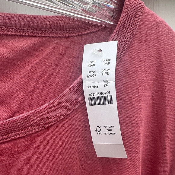 J. Crew Women's Long Sleeve Rose Sweatshirt - Picture 4 of 5